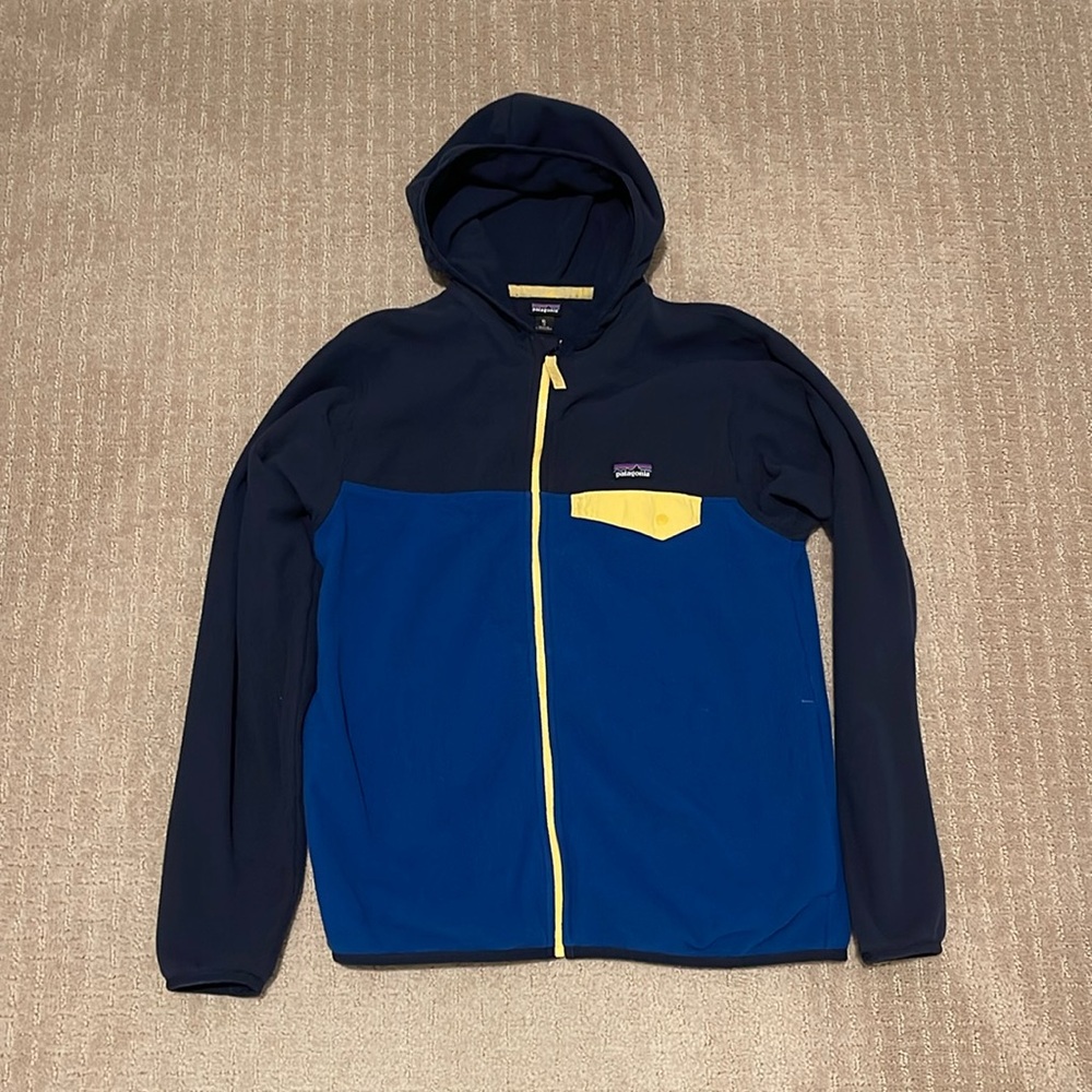 Patagonia Kids Micro D Snap Zip Up Jacket. Size XL